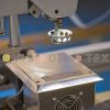 Visdeltex VT 5001 quilting machine detail view. Complete sewing head