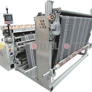 Overview of the Visdeltex VU CMP machine. Ultrasonic mattress border bands cutting machine