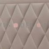 Quilted sample made in Visdeltex VT 5003 quilting machine. Upholstered bed headboard