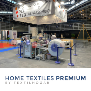 Stand of Visdeltex at Home Textiles Premium fair with VU 500 exhibited